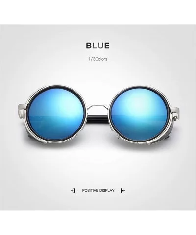 Men Women Fashion Aviator Polarized Sunglasses Vintage with Round Frame for Sport Driving Fishing - CN18YN7CDW0 $5.46 Rimless