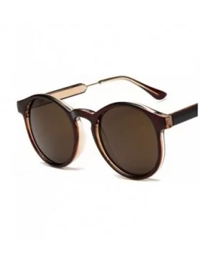 Unisex Round Sunglasses Women Trending Products Leopard Transparent Circle Glasses Oculos De Sol Feminino - CD1984AHCKG $12.8...