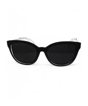 6678 Premium Retro Mirror Funky Fashion Cateye Sunglasses - Premium - C2183L7TIYX $11.76 Aviator