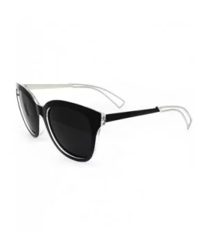 6678 Premium Retro Mirror Funky Fashion Cateye Sunglasses - Premium - C2183L7TIYX $11.76 Aviator