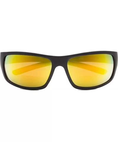 Bifocal Sunglasses UV 400 Protection Reading Sunglasses - Orange-mirror - CY18NED4S5D $7.98 Rectangular