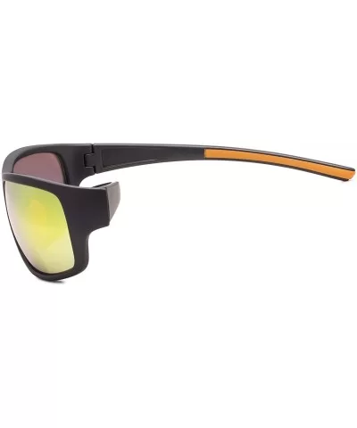 Bifocal Sunglasses UV 400 Protection Reading Sunglasses - Orange-mirror - CY18NED4S5D $7.98 Rectangular