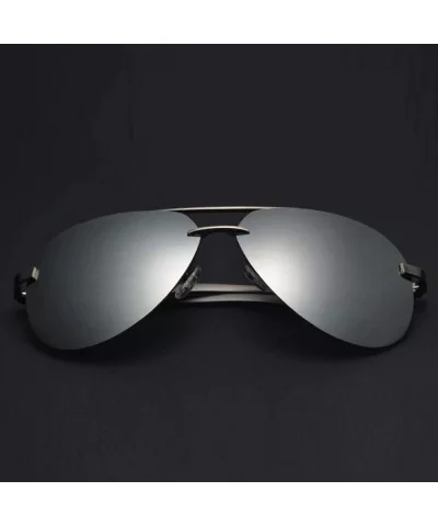 Men Polarized Sunglasses Metal Alloy Driving Glasses UV400 Protection Goggles Eyewear Pilot Style - CG199CGQG3Y $14.03 Round