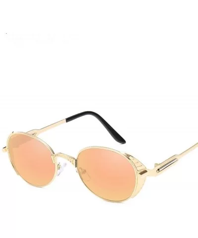 Steampunk Polarized Sunglasses Women Men Spring Sun Glasses Women Men Eyewear 1 - 5 - CH18XE052GY $8.80 Aviator