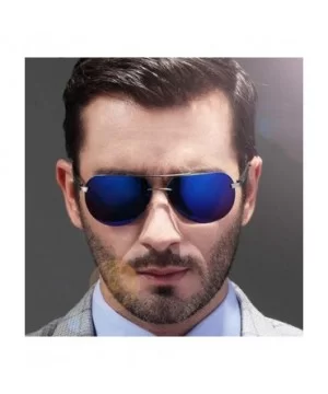 Men Polarized Sunglasses Metal Alloy Driving Glasses UV400 Protection Goggles Eyewear Pilot Style - CG199CGQG3Y $14.03 Round