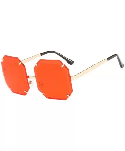 Ladies Retro Square Sunglasses Men and Women Gradient Sunglasses UV400 Glasses - C2 - CY18TZLW6RN $13.61 Square