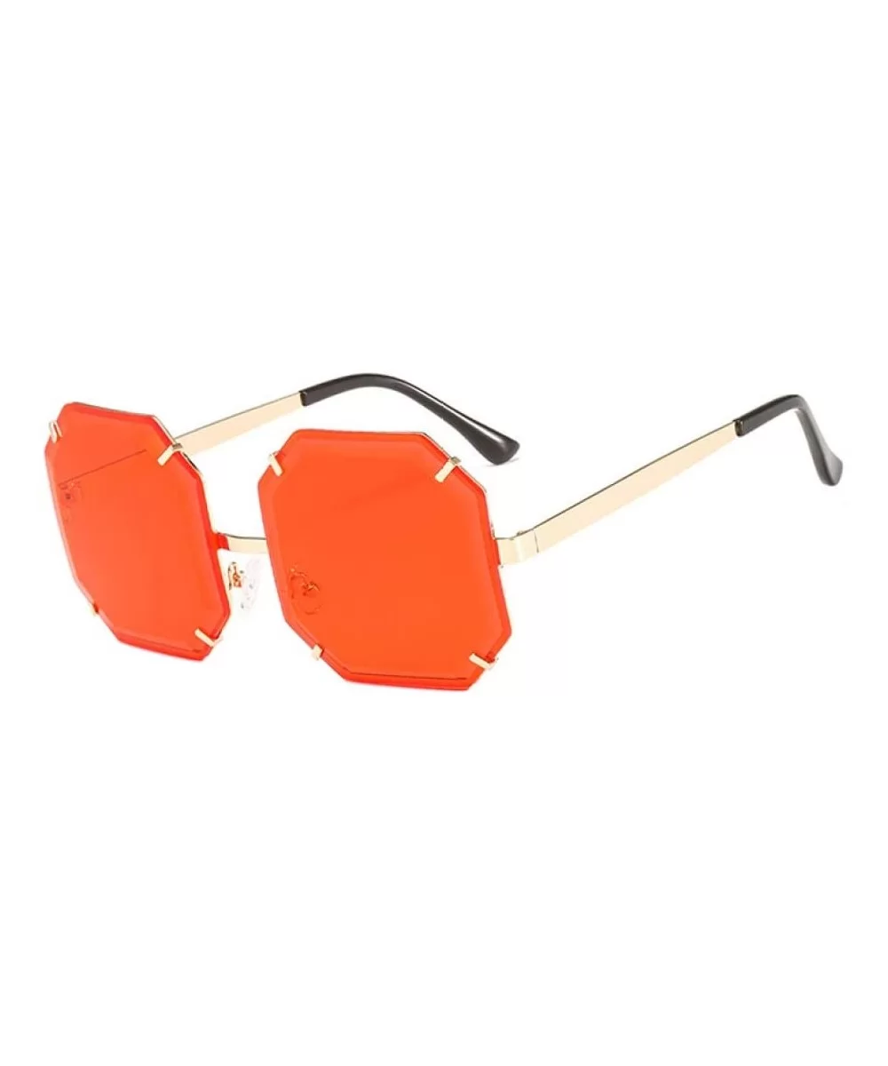 Ladies Retro Square Sunglasses Men and Women Gradient Sunglasses UV400 Glasses - C2 - CY18TZLW6RN $13.61 Square