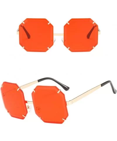 Ladies Retro Square Sunglasses Men and Women Gradient Sunglasses UV400 Glasses - C2 - CY18TZLW6RN $13.61 Square