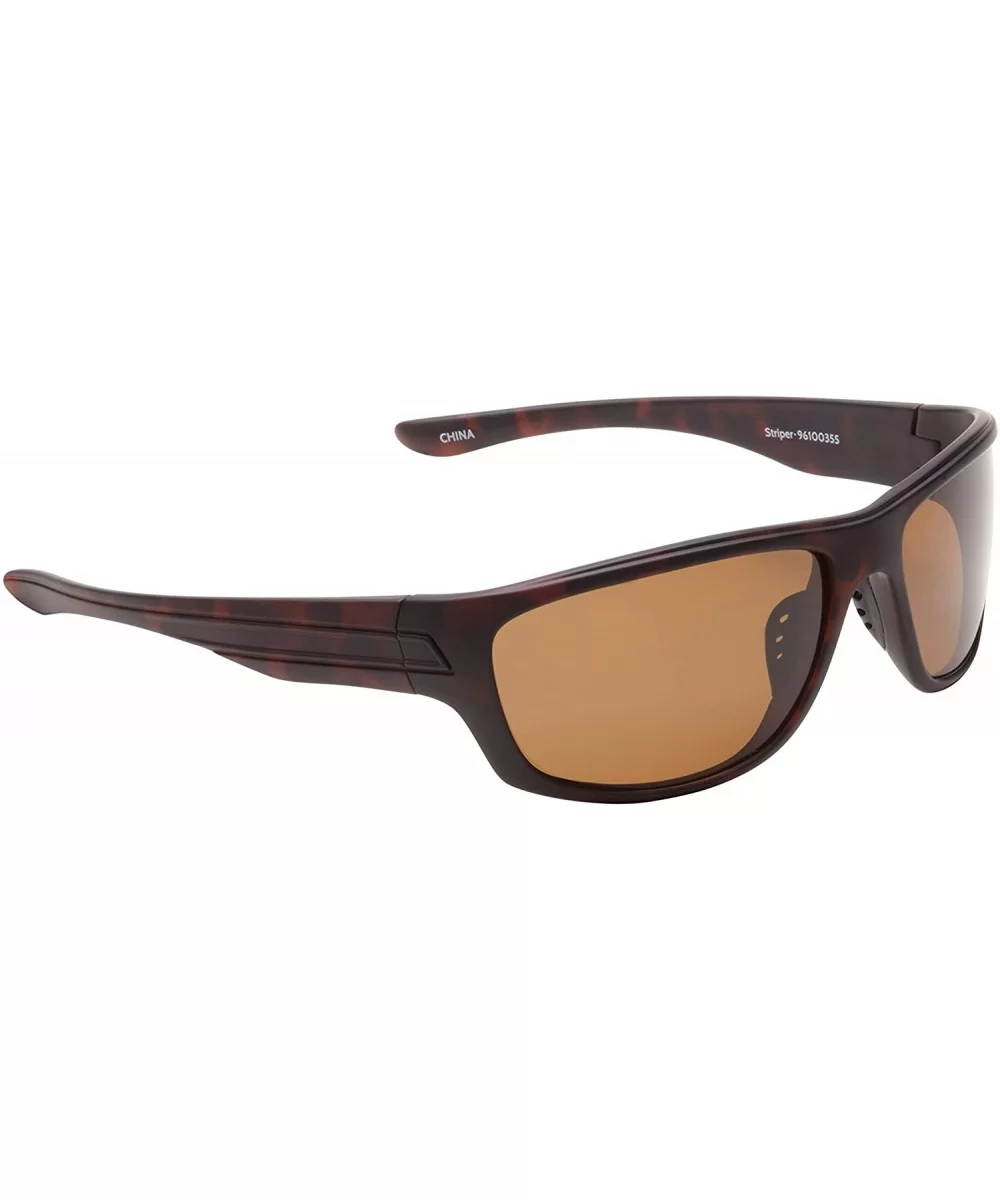 Striper Sunglasses with Brown Polarized Lens - Tortoise (Large) - CI119C98LZ3 $12.59 Sport