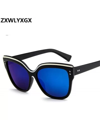 Cat Eye Fashion Sunglasses Men Women Brand Designer Eyebrows Butterfly C10 - C3 - CL193WCEO3A $6.21 Butterfly