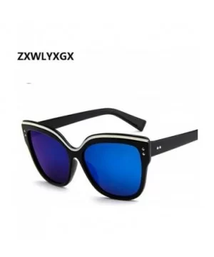 Cat Eye Fashion Sunglasses Men Women Brand Designer Eyebrows Butterfly C10 - C3 - CL193WCEO3A $6.21 Butterfly