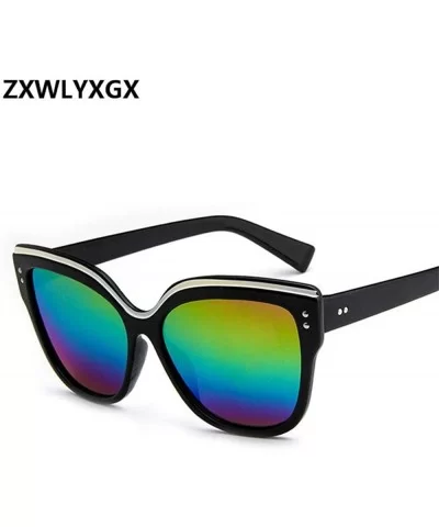 Cat Eye Fashion Sunglasses Men Women Brand Designer Eyebrows Butterfly C10 - C3 - CL193WCEO3A $6.21 Butterfly