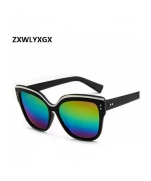 Cat Eye Fashion Sunglasses Men Women Brand Designer Eyebrows Butterfly C10 - C3 - CL193WCEO3A $6.21 Butterfly