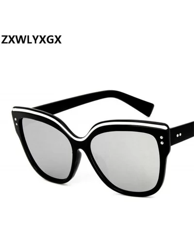 Cat Eye Fashion Sunglasses Men Women Brand Designer Eyebrows Butterfly C10 - C3 - CL193WCEO3A $6.21 Butterfly