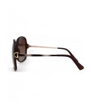 Womens CR39 Polarized Lens Chic Butterfly Sunglasses - All Brown - CP192RWUXEY $10.44 Butterfly