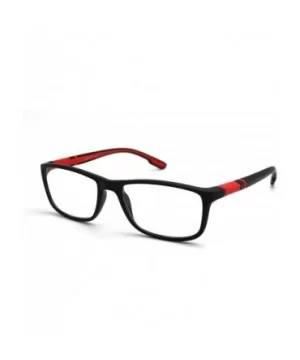 Soft Matte Black w/ 2 Tone Reading Glasses Spring Hinge 0.74 Oz - Z1 Matte Black Matte Red - CJ18SYOCOGG $15.58 Rectangular