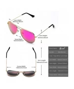 Aviator Sunglasses for Men Women Mirrored Lens UV400 Protection Lightweight Polarized Aviators Sunglasses - C318LE2T76R $12.0...