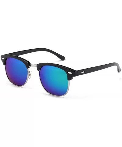 New Fashion Semi RimlPolarized Sunglasses Men Women Er Half Frame Sun Glasses Classic Oculos De Sol UV400 - C3199CH8NG5 $16.3...