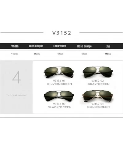 Polarized Sunglasses Men Brand Designer Sun Glasses UV 400 Lens - Gray - CW18RNDYI59 $18.05 Round