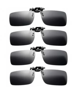 Sunglasses Rectangle Polarized Protection Anti Glare - C218A0TUL0R $26.16 Rimless