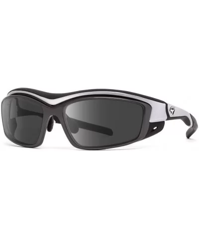 Rocker - Wind Blocking Sunglasses - Interchangeable Gray and Clear Lenses - CC128MZXTVN $47.96 Wrap