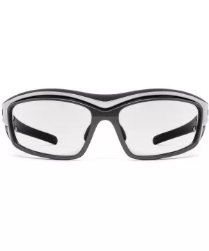 Rocker - Wind Blocking Sunglasses - Interchangeable Gray and Clear Lenses - CC128MZXTVN $47.96 Wrap