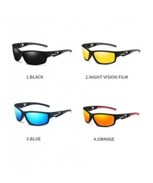 Classic Sturdy Polarized Cycling Sunglasses for Men P201910 - Blue - CY18IWGW6N0 $5.25 Goggle