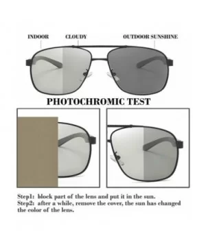 Photochromic Day Night Vision Driving Glasses Anti-glare for Foggy/Cloudy/Rainy - CY18WDCSMRZ $16.16 Rectangular