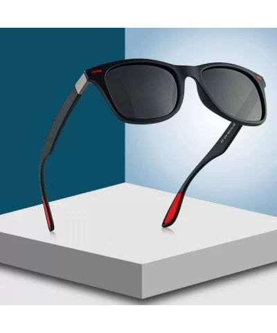 2019 Classic Polarized Sunglasses Women Men Darkblue Gray C01 - Black Blue C07 - C918XE9MN37 $5.02 Aviator