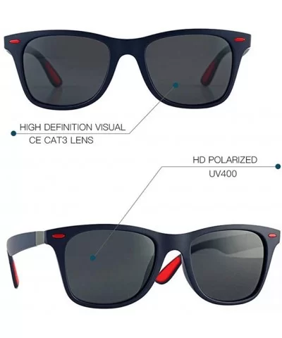 2019 Classic Polarized Sunglasses Women Men Darkblue Gray C01 - Black Blue C07 - C918XE9MN37 $5.02 Aviator