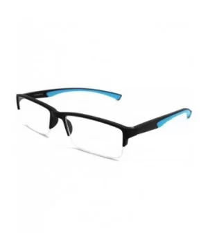 6904 SECOND GENERATION Semi-Rimless Flexie Reading Glasses NEW - A1 Baby Blue - CC18WUSE9YM $12.06 Semi-rimless