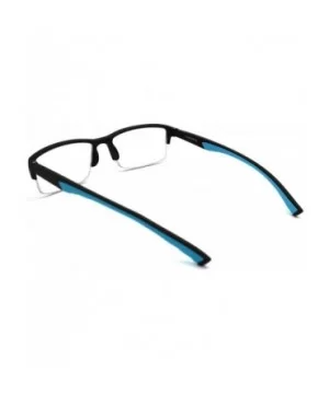 6904 SECOND GENERATION Semi-Rimless Flexie Reading Glasses NEW - A1 Baby Blue - CC18WUSE9YM $12.06 Semi-rimless