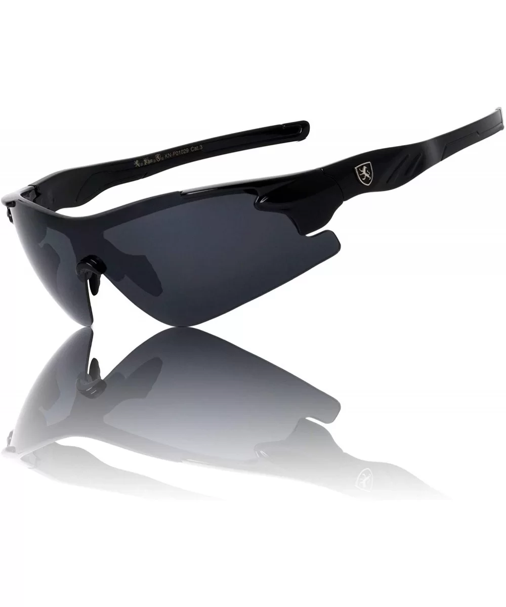 Modern Rimless Lightweight Sports Sunglasses - Black - CP199MN6LXZ $13.82 Sport