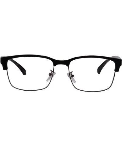 Men's TR90 Frame Progressive Multi focus Computer Readers Glasses-M018 - C1 Bright Black - C318QIZH4S3 $12.48 Rectangular