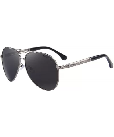 Design Men Sunglasses HD Polarized Luxury Shades UV400 S8728 - Gray - C212IW30MIX $22.40 Aviator