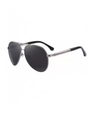 Design Men Sunglasses HD Polarized Luxury Shades UV400 S8728 - Gray - C212IW30MIX $22.40 Aviator