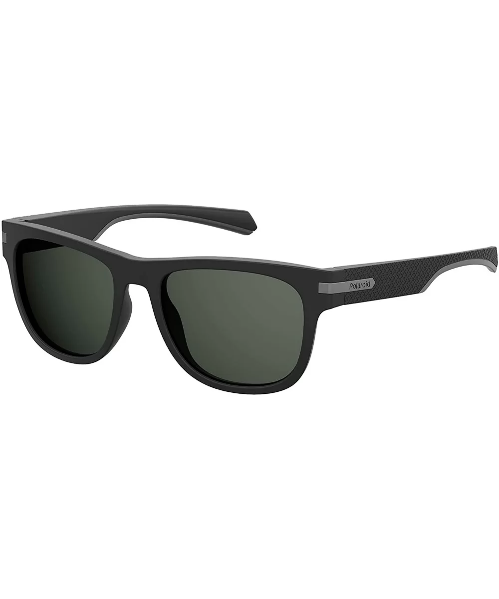 Men's PLD2065/S Polarized Square Sunglasses- Matte Black- 54 mm - C9180L9Z9RR $37.96 Square