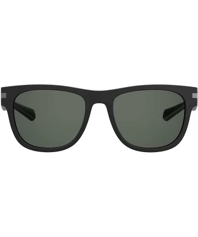 Men's PLD2065/S Polarized Square Sunglasses- Matte Black- 54 mm - C9180L9Z9RR $37.96 Square