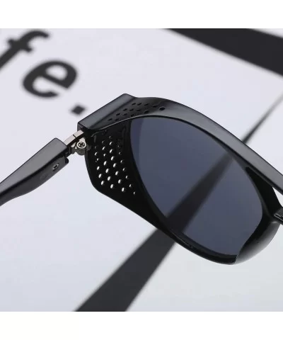 Vintage Eye Sunglasses Retro Eyewear Fashion Radiation Protection Sunglasses Lens Anti Reflective for Men/Women - C7196EYQZQX...