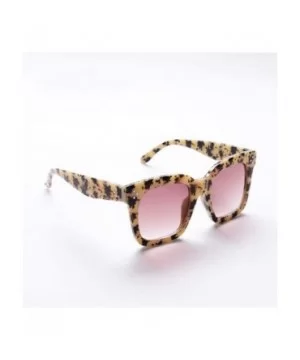 New Black Clear Oversized Square Sunglasses Women Gradient Summer Style Classic Sun Glasses - Leopard - C118W4EENI5 $19.80 Sq...