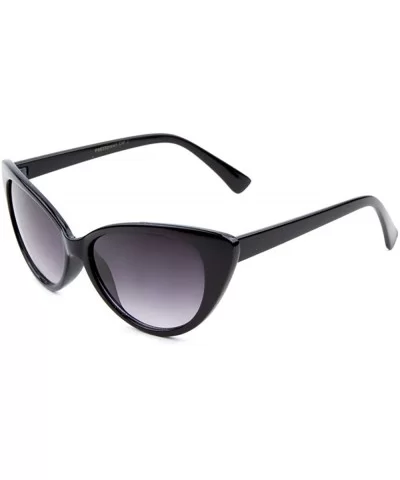 50's Women's OG Classic Cat Eye Sunglasses - Black - C712O6P8YA0 $8.01 Cat Eye