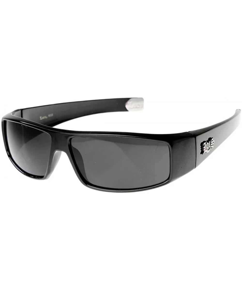 Flat Top Wrap OG Gangsta Hardcore Sunglasses - Black - C0116Q2LAOH $6.32 Wrap