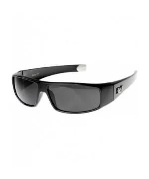 Flat Top Wrap OG Gangsta Hardcore Sunglasses - Black - C0116Q2LAOH $6.32 Wrap