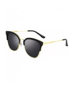 Stylish Polarized Sunglasses 100% UV Protection For Women - B3-black - C618GNSOHTU $8.28 Round