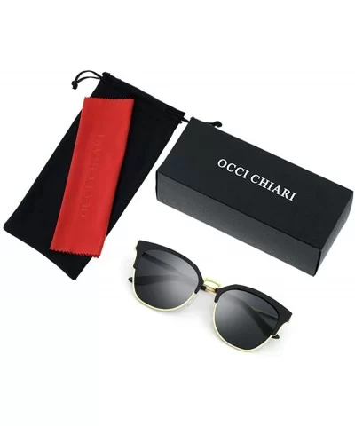 Stylish Polarized Sunglasses 100% UV Protection For Women - B3-black - C618GNSOHTU $8.28 Round