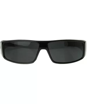 Flat Top Wrap OG Gangsta Hardcore Sunglasses - Black - C0116Q2LAOH $6.32 Wrap