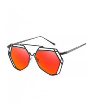 Metal Polygonal Sunglasses Street Shots for Men and Women's Universal Sunglasses - B - CO18Q0GIT0K $19.22 Aviator