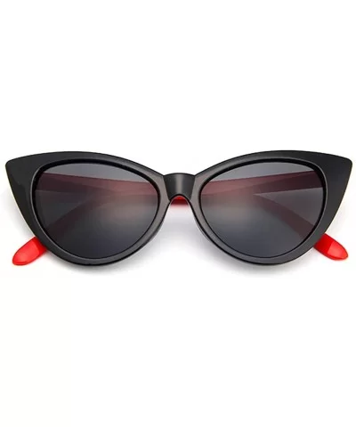 Women's Oversized Square Cat Eye Modern Sunglasses (Style B) - CS196LUK2K2 $6.32 Square