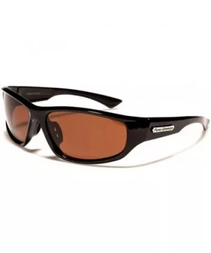 Brown Blue Blocker Lens Stylish Modern Sporty Rectangle Driving Sunglasses - Black - C6197049MGQ $7.14 Rectangular