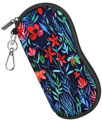 Glasses Case with Carabiner - Ultra Light Portable Neoprene Zipper Sunglasses Soft Case - Jungle Night - CB18GG5G0IL $7.42 Av...